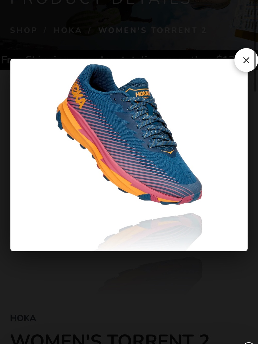 Hoka torrent 2 size 7